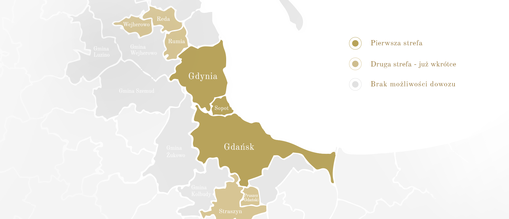 Strefa dostaw cateringu Gdańsk
