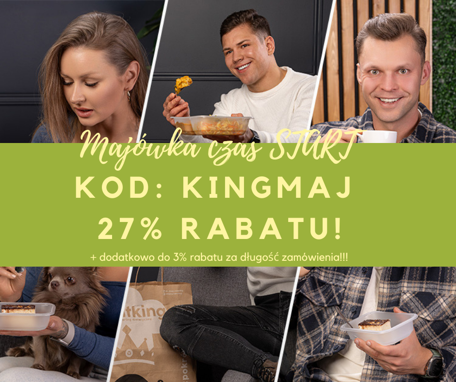 Majówka czas start !!! Majowy kod rabatowy 27%