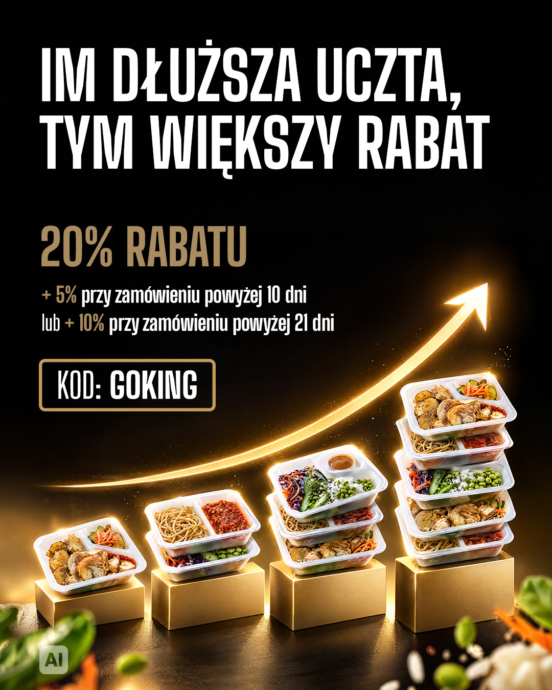 Im dłużej ucztujesz tym TANIEJ ucztujesz! :)